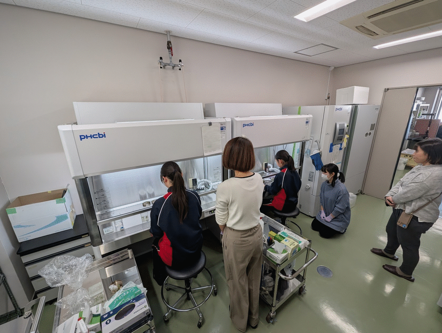 Junior high internship at Fukushima Lab